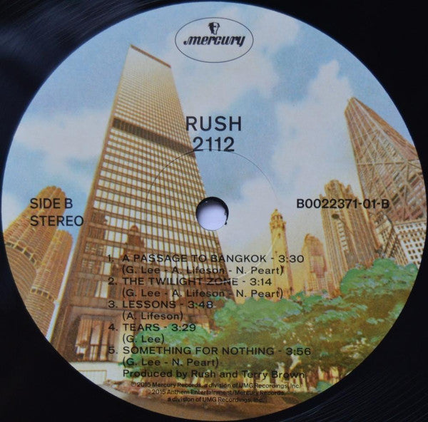 Rush : 2112 (LP,Album,Etched,Reissue,Remastered)