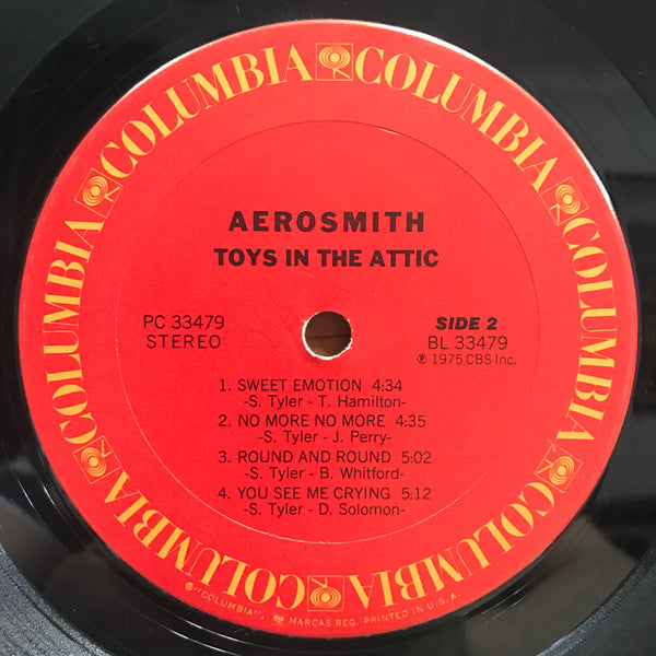 Aerosmith : Toys In The Attic (LP,Album,Stereo)