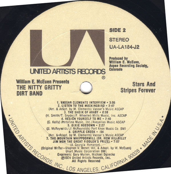 Nitty Gritty Dirt Band : Stars And Stripes Forever (LP,Album)