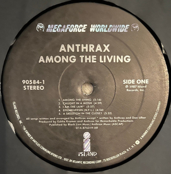 Anthrax : Among The Living (LP,Album)