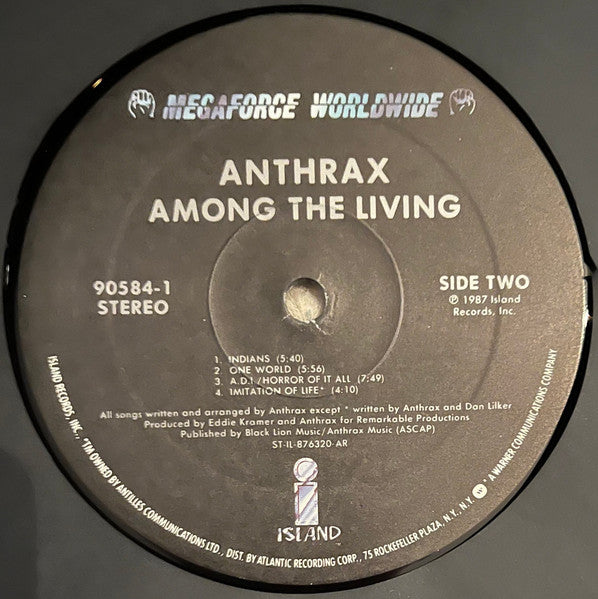 Anthrax : Among The Living (LP,Album)