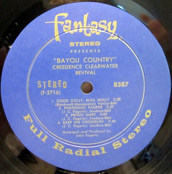 Creedence Clearwater Revival : Bayou Country (LP,Album,Stereo)