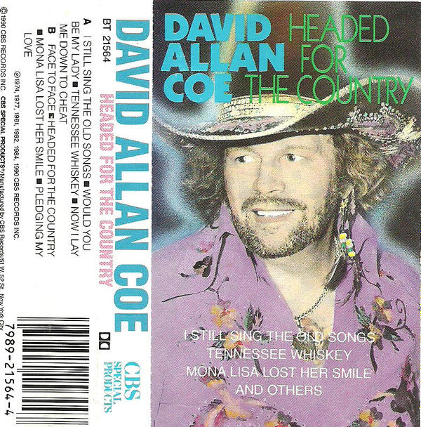 David Allan Coe : Headed For The Country (Album,Compilation)
