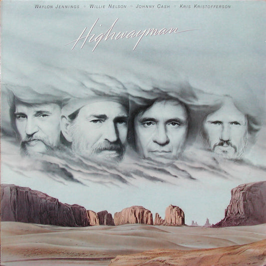 Waylon Jennings • Willie Nelson • Johnny Cash • Kris Kristofferson : Highwayman (LP,Album)