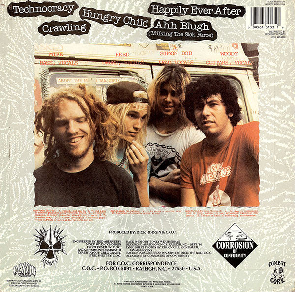 Corrosion Of Conformity : Technocracy (12",33 ⅓ RPM,EP,Stereo)