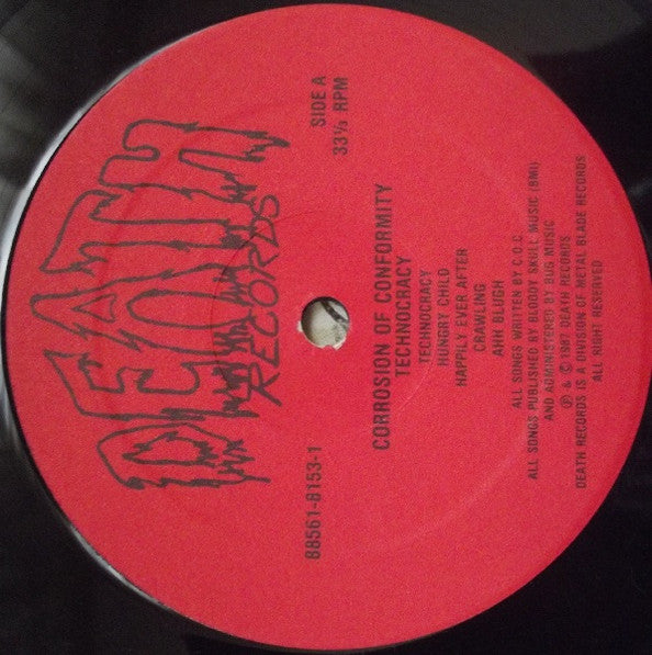 Corrosion Of Conformity : Technocracy (12",33 ⅓ RPM,EP,Stereo)
