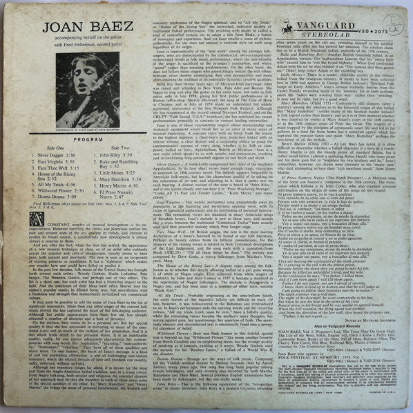 Joan Baez : Joan Baez (LP,Album,Stereo)
