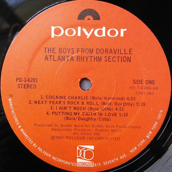 Atlanta Rhythm Section : The Boys From Doraville (LP,Album,Stereo)