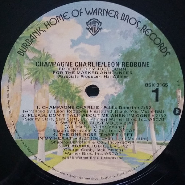 Leon Redbone : Champagne Charlie (LP,Album)