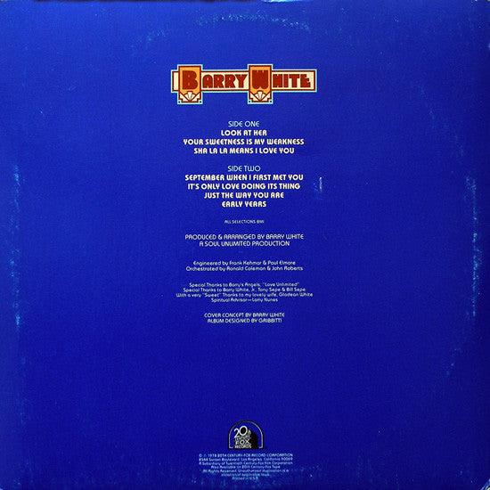 Barry White : Barry White The Man (LP,Album)