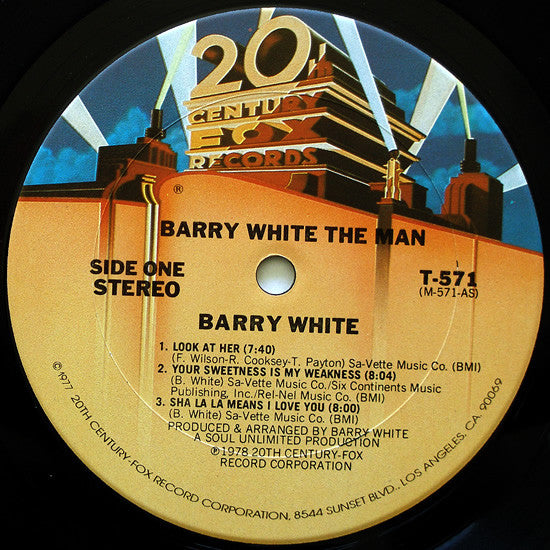 Barry White : Barry White The Man (LP,Album)