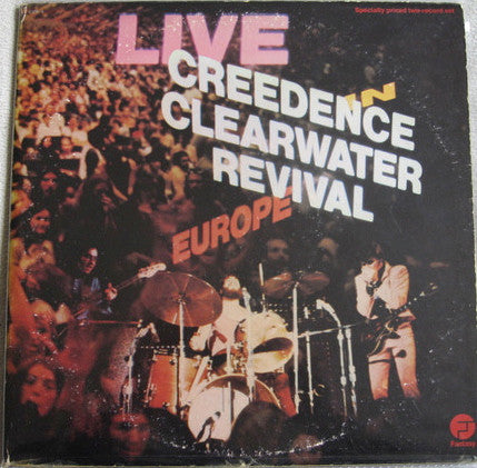 Creedence Clearwater Revival : Live In Europe (LP,Album,Stereo)