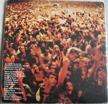Creedence Clearwater Revival : Live In Europe (LP,Album,Stereo)