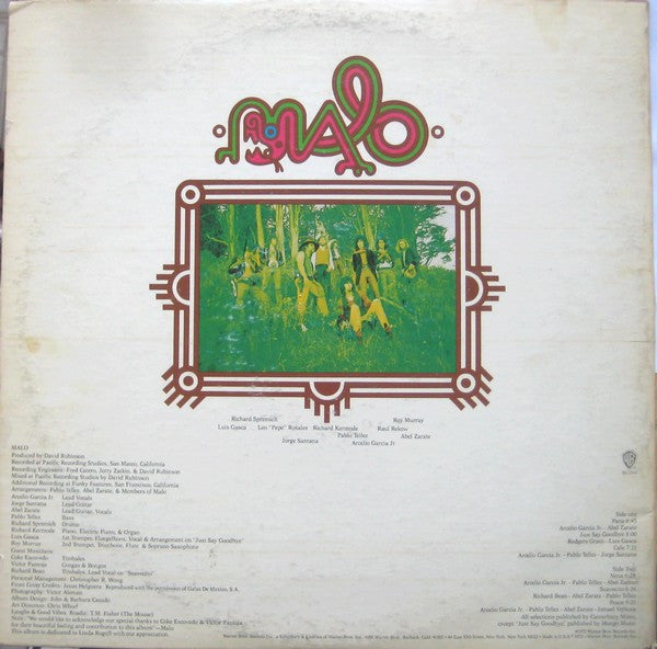 Malo (2) : Malo (LP,Album)