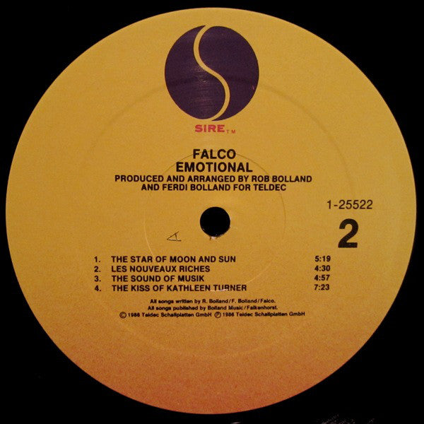 Falco : Emotional (LP,Album)