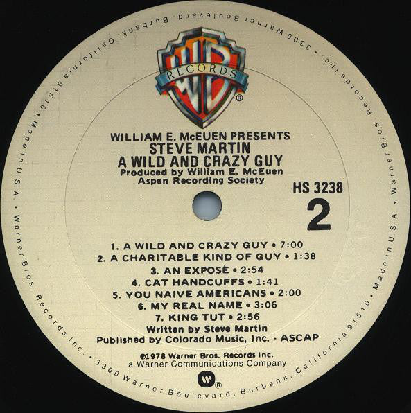 Steve Martin (2) : A Wild And Crazy Guy (LP,Album)