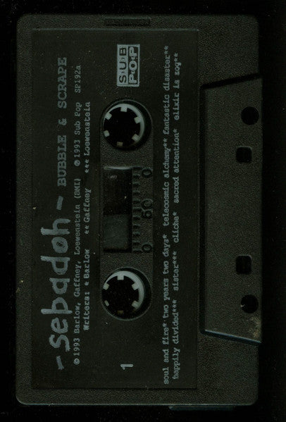 Sebadoh : Bubble & Scrape (Album)