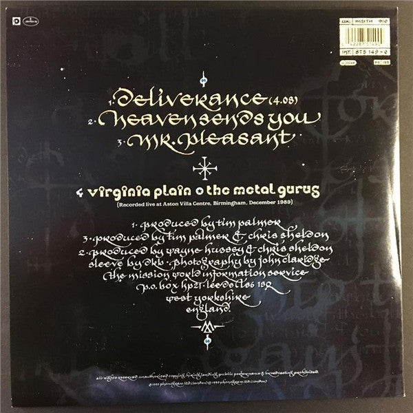 Mission, The : Deliverance (10",45 RPM,Limited Edition)