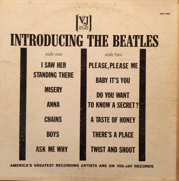 Beatles, The : Introducing...The Beatles (LP,Album,Mono)