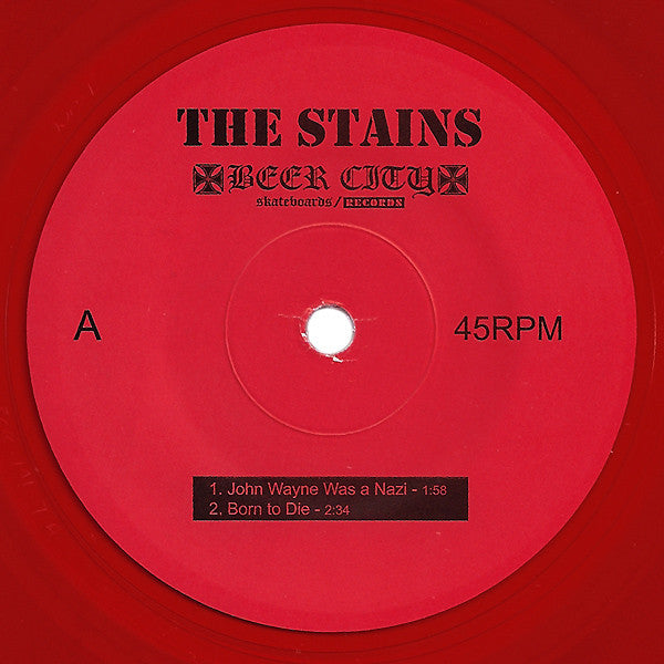 Stains : John Wayne Was A Nazi (7",45 RPM,EP,Reissue,Remastered)