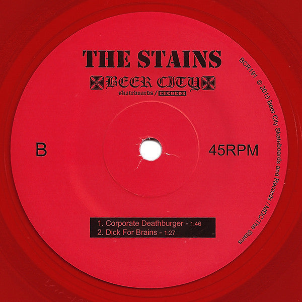 Stains : John Wayne Was A Nazi (7",45 RPM,EP,Reissue,Remastered)