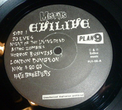 Misfits : Evilive (LP,Album,Repress)