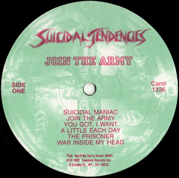 Suicidal Tendencies : Join The Army (LP,Album)