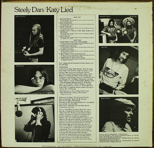 Steely Dan : Katy Lied (LP,Album,Reissue)