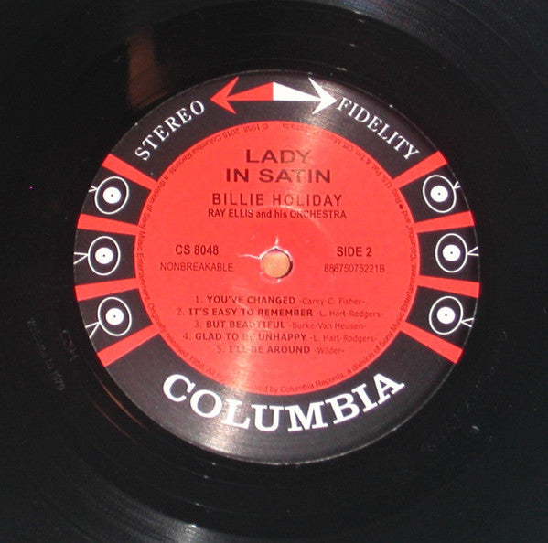 Billie Holiday With Ray Ellis And His Orchestra : Lady In Satin (LP,Album,Reissue,Stereo)