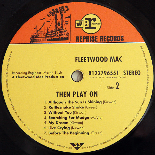 Fleetwood Mac : Then Play On (LP,Album,Reissue,Stereo)