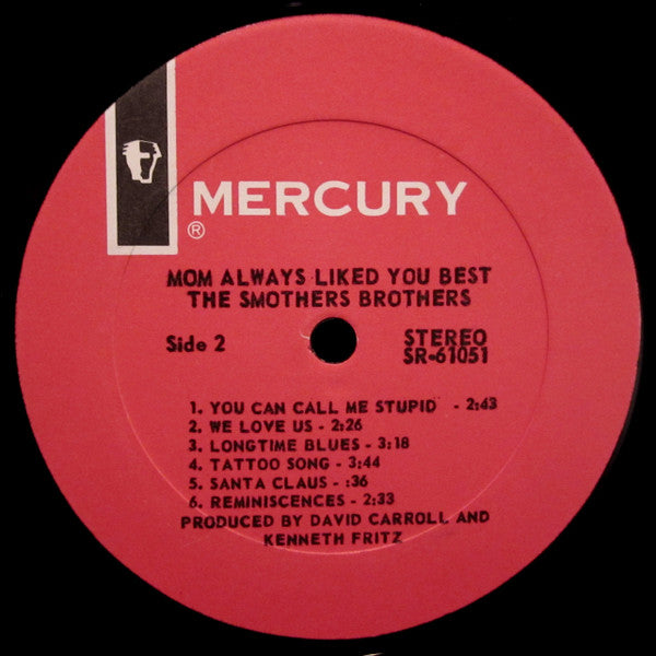 Smothers Brothers : Mom Always Liked You Best! (LP,Album,Stereo)