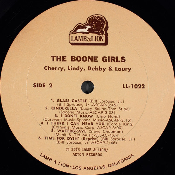 Boones, The : The Boone Girls (LP,Album)