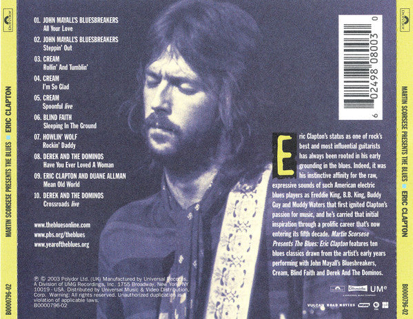 Eric Clapton : Martin Scorsese Presents The Blues (Compilation)