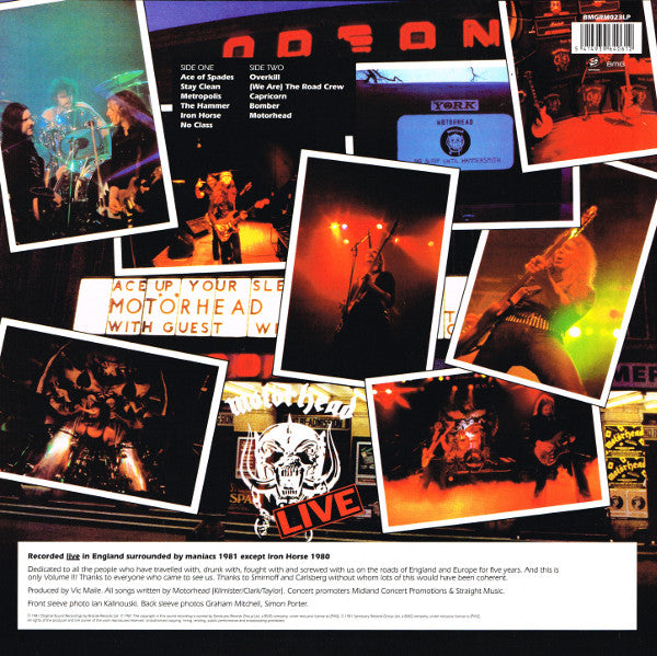 Motörhead : No Sleep 'til Hammersmith (LP,Album,Reissue)