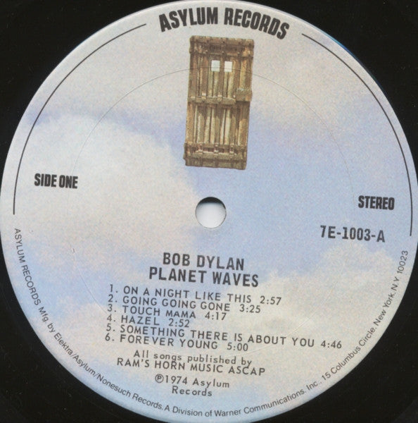 Bob Dylan : Planet Waves (LP,Album)