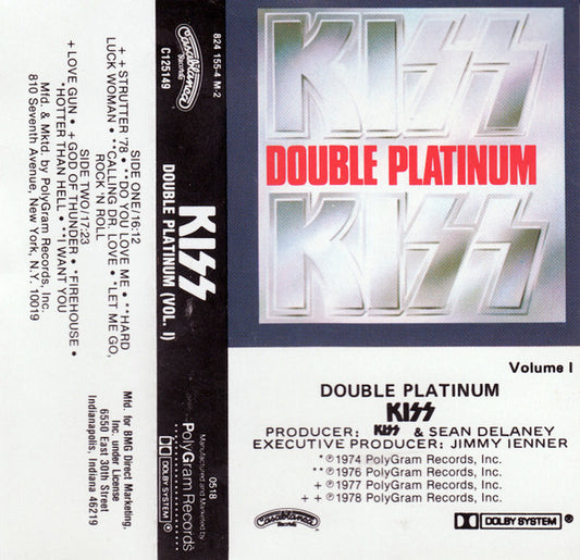 Kiss : Double Platinum (Compilation,Club Edition)