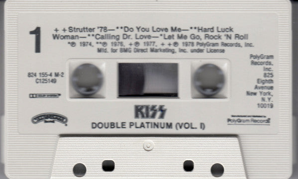 Kiss : Double Platinum (Compilation,Club Edition)