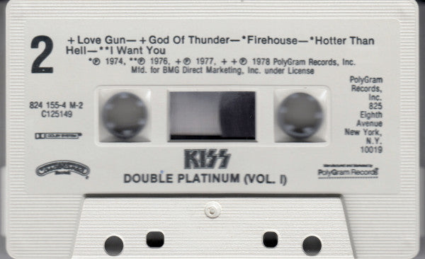 Kiss : Double Platinum (Compilation,Club Edition)