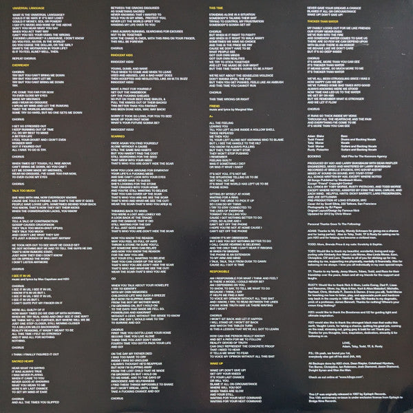 H2O (7) : Thicker Than Water (LP,Album,Reissue)