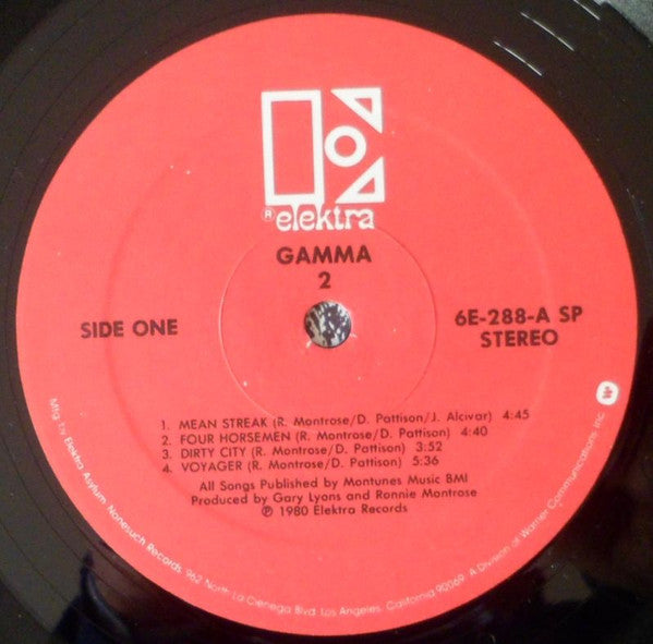Gamma (5) : Gamma 2 (LP,Album)