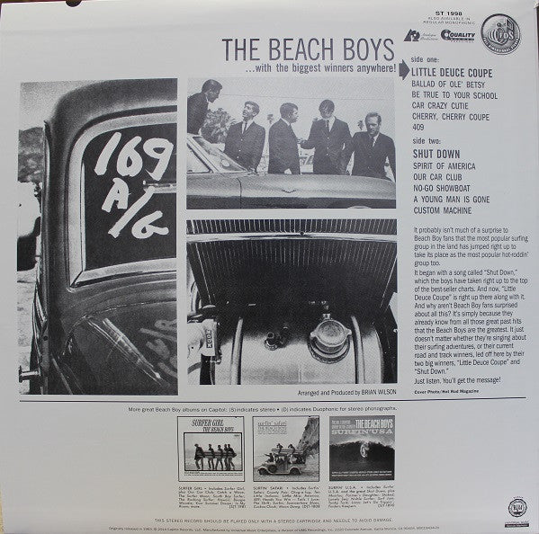 Beach Boys, The : Little Deuce Coupe (LP,Album,Reissue,Stereo)