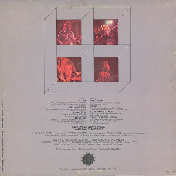 Bachman-Turner Overdrive : Bachman-Turner Overdrive II (LP,Album)