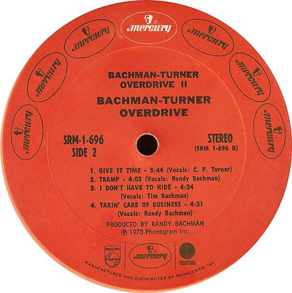 Bachman-Turner Overdrive : Bachman-Turner Overdrive II (LP,Album)