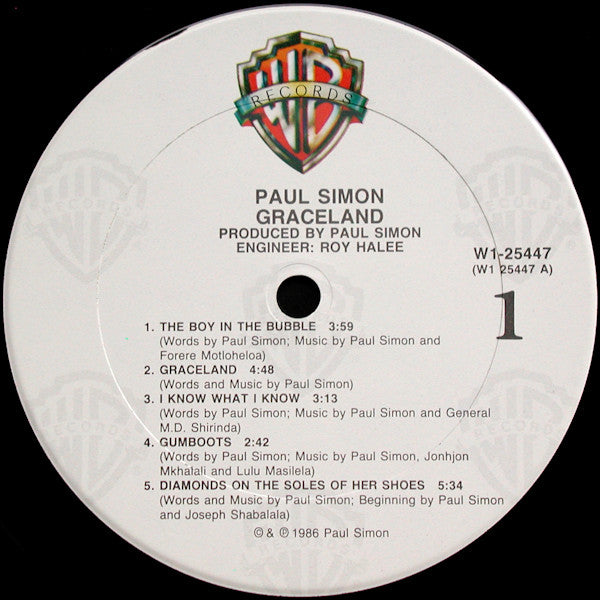 Paul Simon : Graceland (LP,Album,Club Edition)