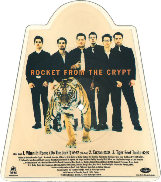 Rocket From The Crypt : When In Rome (Do The Jerk!) (7",Picture Disc,Shape)