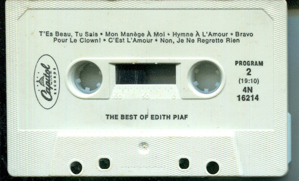 Edith Piaf : The Best Of Edith Piaf (Compilation)