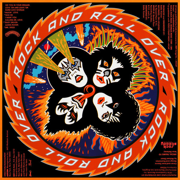 Kiss : Rock And Roll Over (LP,Album)