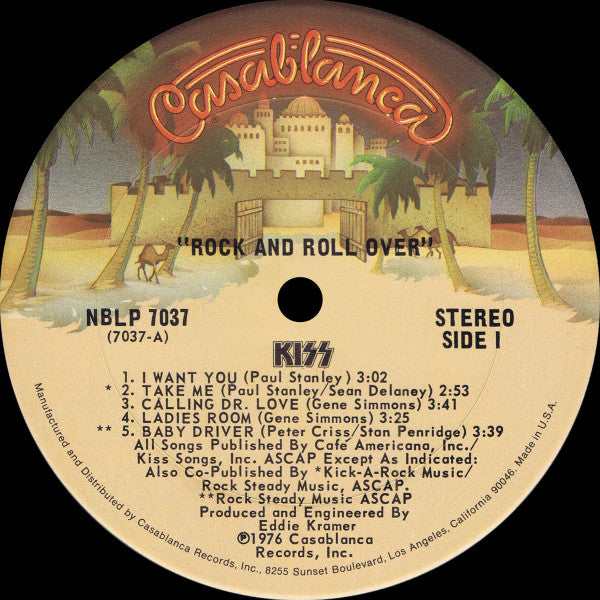 Kiss : Rock And Roll Over (LP,Album)
