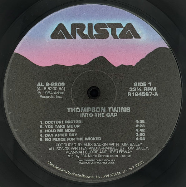 Thompson Twins : Into The Gap (LP,Album,Club Edition)