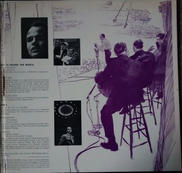 Harry Belafonte : Belafonte At Carnegie Hall: The Complete Concert (LP,Album,Reissue,Stereo)